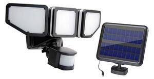 LEDSolar 200 solární venkovní světlo s pohyb. čidlem a nast. hlavami, bezdrátové, 8W, studené světlo
