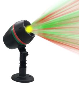 LED vánoční laser červená zelená projektor RG, iPRO, 5W, červená zelená