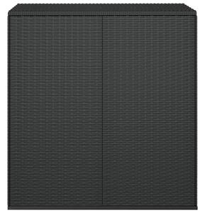 Zahradní úložný box PE ratan 100 x 49 x 103,5 cm černý