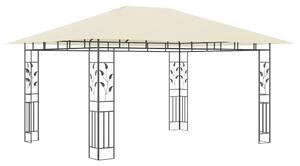 Altán s moskytiérou 4 x 3 x 2,73 m krémový 180 g/m²