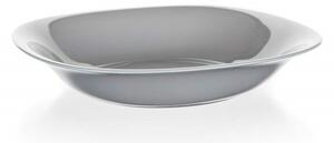 Luminarc Hranatý hluboký talíř CARINE 21 cm, 6 ks, šedá