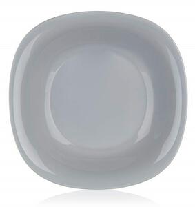 Luminarc Hranatý hluboký talíř CARINE 21 cm, 6 ks, šedá
