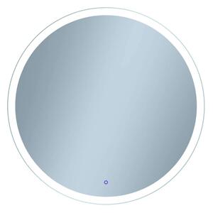 Nemlžící koupelnové zrcadlo kulaté s LED osvětlením 60x60 cm KZ3