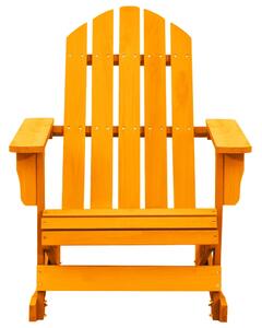 Zahradní houpací křeslo Adirondack masivní jedle oranžové