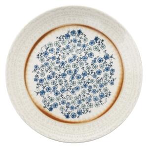 Jídelní sada 24 ks modrá/béžová/porcelán