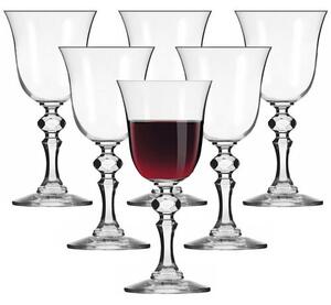 Krosno 6dílná sada sklenic na červené víno Krista, 220 ml