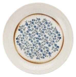 Jídelní sada 24 ks modrá/béžová/porcelán