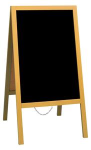 Probal reklamní áčko s křídovou tabulí 118x61 cm žlutá