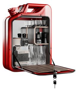 Minibar / kanistr - Bar Cabinet, Gas Red, 6 variant - Danish Fuel Varianta: Zebrano