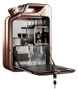 Minibar / kanistr - Bar Cabinet, Copper, 6 variant - Danish Fuel Varianta: Oak