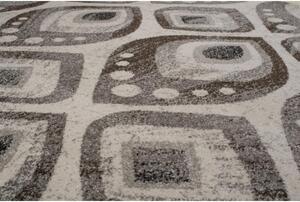 Kusový koberec Paví pero šedý 80x150cm