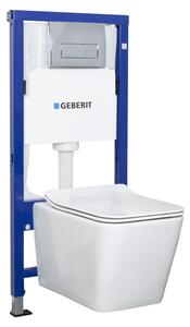 Aplomo Geberit Duofix Basic Tinos White/Delta WC závěsný komplet