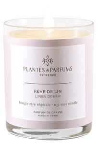 PLANTES & PARFUMS de Provence PLANTES ET PARFUMS Vonná svíčka Lněný sen (Reve de Lin) 180g