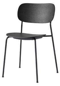 AUDO (MENU) Židle Co Chair, Black / Black Oak