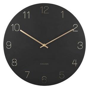 Karlsson 5762BK designové nástěnné hodiny, pr. 40 cm