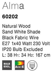 Novaluce Alma White 3 60202 stojící lampy