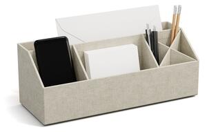 Kartonový organizér na psací potřeby Elisa Canvas Paper Laminate – Bigso