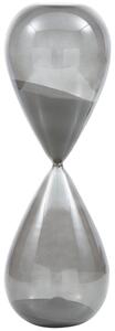 Hoorns Černé skleněné přesýpací hodiny Lorefon 36 cm