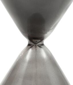 Hoorns Černé skleněné přesýpací hodiny Lorefon 36 cm