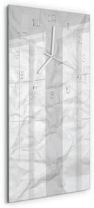 Skleněné hodiny vertikální List papíru zsppb-30x60-00085617