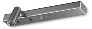Ideal Lux Nástěnné LED svítidlo BONNE NUIT-1 6,5W, d. 22 cm, CRI90 Barva: Nikl