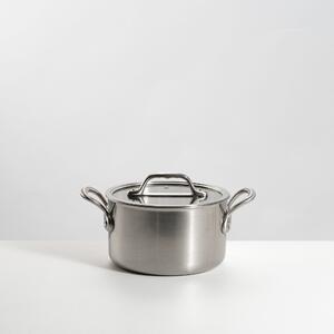 Fabini Hrnec z vícevrstvé nerezové oceli se skleněnou poklicí Ø 20 cm (3,5l)
