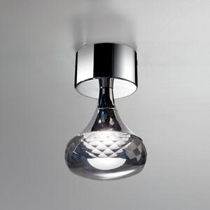 Axolight Fairy, designové stropní svítidlo, 1x6,6W LED, kouřové sklo, výška 14cm