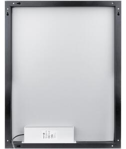 Černé LED zrcadlo 1200x700 s dotykovým senzorem ZPC 13006V-90