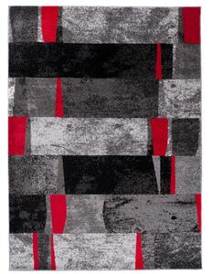 Kusový koberec Ringo šedočervený 140x190cm