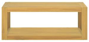 Nástěnná koupelnová skříňka 90 x 45 x 35 cm masivní teak