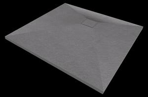 Gamma Erga Oldaf, SMC čtvercová sprchová vanička 80 x 80 cm, šedá matná, ERG-GMA-OL-8080G