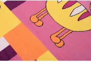 Dětský kusový koberec Manny růžový 160x220cm
