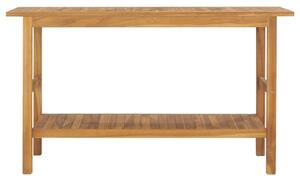 Koupelnová skříňka masivní teak 132 x 45 x 75 cm