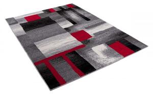 Kusový koberec Inka šedočervený 140x190cm