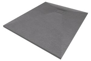 Gamma Erga Oldaf, SMC obdélníková sprchová vanička 120 x 90 cm, šedá matná, ERG-GMA-OL-90120G