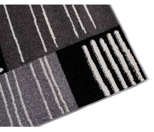 Kusový koberec Elien šedočerný 200x290cm