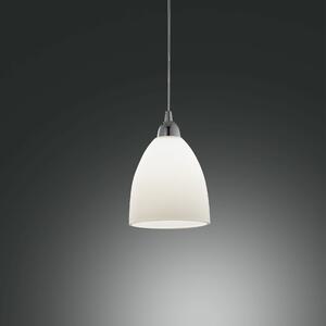 Fabas 2907-44-102 Provenza 2907, závěsné svítidlo, 1x60W, kov, bílé stínítko, průměr 20cm
