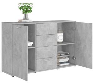 Příborník Bednarz - betonově šedý | 120x35,5x75 cm