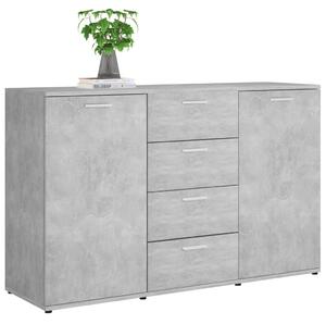 Příborník Bednarz - betonově šedý | 120x35,5x75 cm
