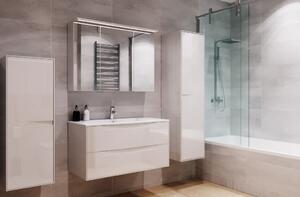 Kingsbath Sequetto 100 zrcadlová skříňka do koupelny s LED podsvícením