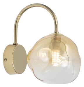 Brilagi - Nástěnná lampa VULCANO 1xG9/8W/230V zlatá/kouřová béžová