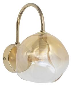 Brilagi - Nástěnná lampa VULCANO 1xG9/8W/230V zlatá/kouřová béžová