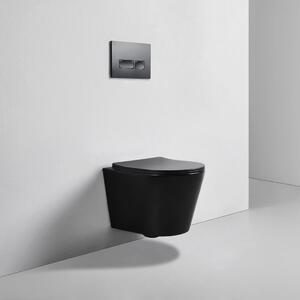 Aplomo Palermo Black WC závěsné, rimless