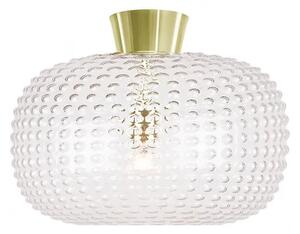 Globen Lighting - Spring Stropní Lampa Clear/Brass - Lampemesteren