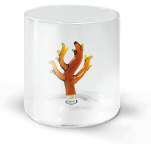 Sklenice z borosilikátového skla s dekorací korálu - WD Lifestyle