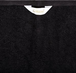 Ručník Darwin černá, 50 x 100 cm