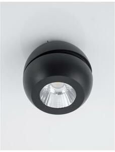 NOVA LUCE bodové svítidlo GON černý hliník LED 5W 230V 3000K IP20 9105101