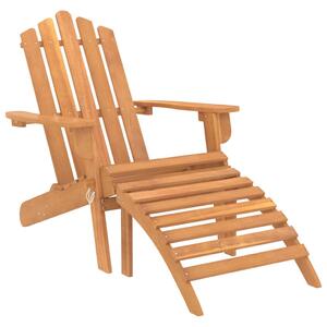 Zahradní židle Adirondack s podnožkami 2 ks masivní akácie