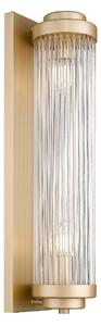 Zuma Line Luxusní nástěnné křišťálové svítidlo Sergio twist, v.57cm Barva: Matná zlatá