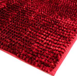 Koupelnová předložka Ella micro červená, 50 x 80 cm